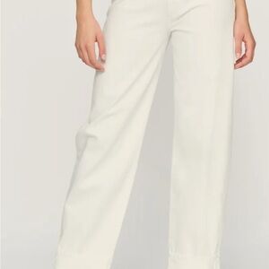 DL1961 White Ankle Cropped Jeans Modern Minimalist